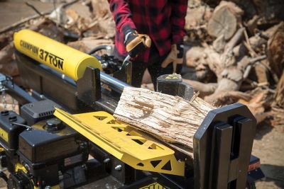 Image showing 7 th Champion Power Equipment 37-Ton Gas-Powered Horizontal/Vertical Full Beam Log Splitter with Auto Return