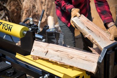 Image showing 8 th Champion Power Equipment 37-Ton Gas-Powered Horizontal/Vertical Full Beam Log Splitter with Auto Return