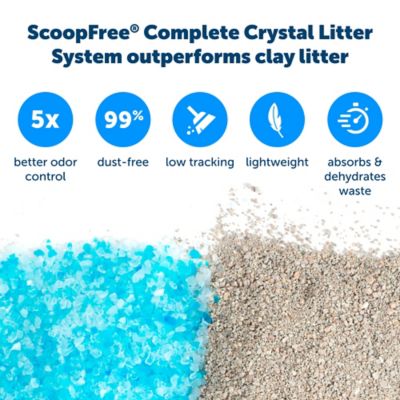 Image showing  ScoopFree Crystal Classic Self-Cleaning Litter Box