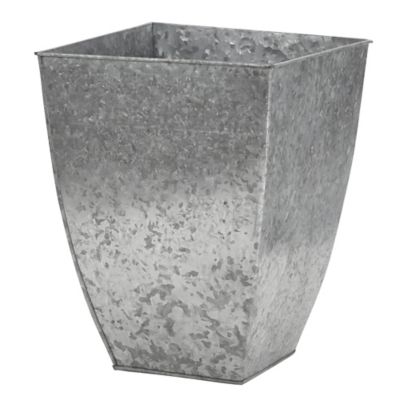 Nearly Natural 15 in. Square Tin Planter