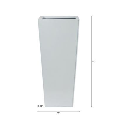 Image showing  22 in. Decorative Metal Tower Planter