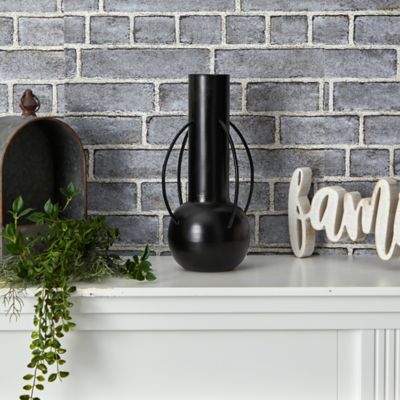 Image showing  14 in. Contemporary Metal Vase