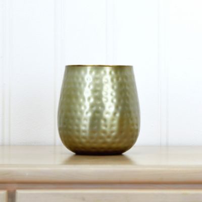 Image showing  6.5 in. Oval Shaped Iron Planter