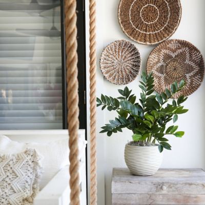 Image showing 5 th Nearly Natural 28 in. Artificial Zamioculcas Plant with Decorative Planter