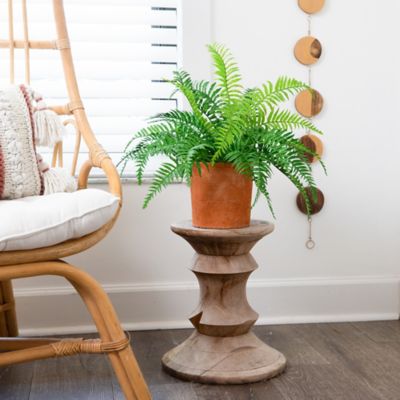 Image showing  22 in. Artificial Fern Plant in Decorative Planter