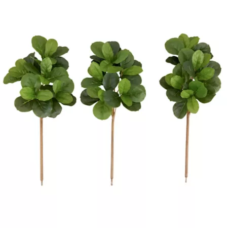 Nearly Natural 3.5 ft Artificial Fiddle Leaf Fig Tree Set 3 Piece. Artificial Plants & Flowers