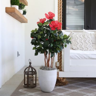 Image showing  3 ft. Artificial Hibiscus Tree