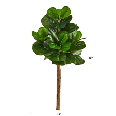 Image showing  3.5 ft. Artificial Fiddle Leaf Tree (No Pot)