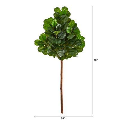 Image showing  6.5 ft. Artificial Fiddle Leaf Tree