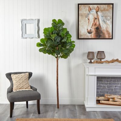 Image showing  6.5 ft. Artificial Fiddle Leaf Tree