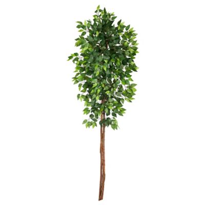 Nearly Natural 7 ft. Artificial Double Trunk Ficus Tree