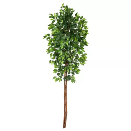 Nearly Natural 7-Foot Double Trunk Artificial Ficus Tree Artificial Plants & Flowers