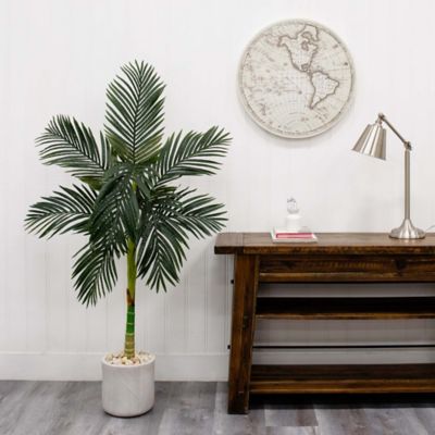 Image showing  5 ft. Artificial Golden Cane Palm Tree