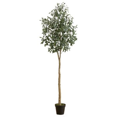 Nearly Natural 7 ft. Artificial Olive Tree