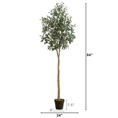 Image showing  7 ft. Artificial Olive Tree