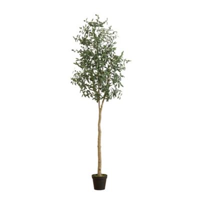 Nearly Natural 8 ft. Artificial Olive Tree