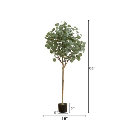 Image showing  5 ft. Artificial Eucalyptus Tree