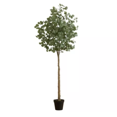 7' Almost Natural Artificial Eucalyptus Tree Artificial Plants & Flowers