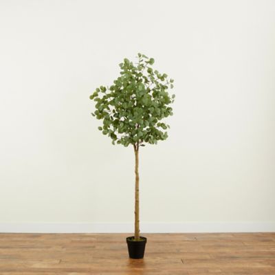 Image showing  7 ft. Artificial Eucalyptus Tree