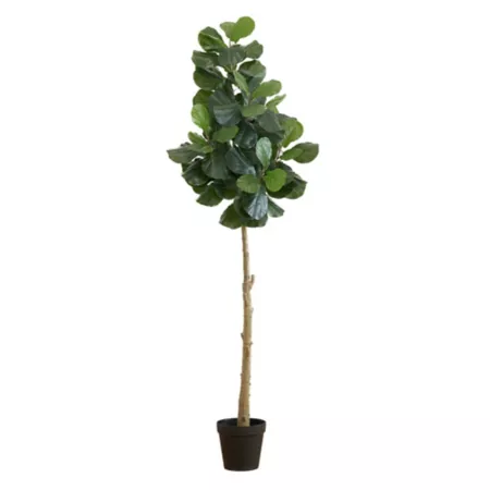 Nearly Natural 8 ft Artificial Fiddle Leaf Fig Tree Artificial Plants & Flowers