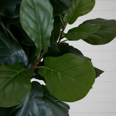 Image showing  8 ft. Artificial Fiddle Leaf Fig Tree