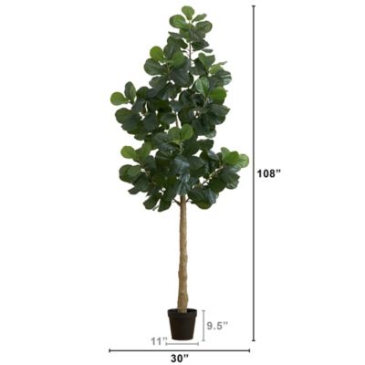 Image showing  9 ft. Artificial Fiddle Leaf Fig Tree