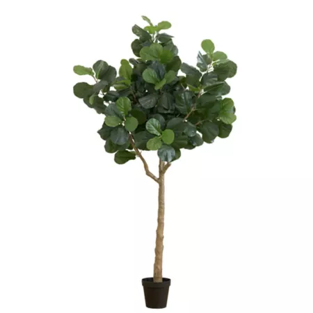 Nearly Natural 10 ft Artificial Fiddle Leaf Fig Tree Artificial Plants & Flowers