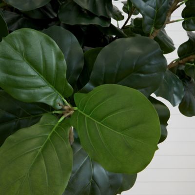 Image showing  10 ft. Artificial Fiddle Leaf Fig Tree