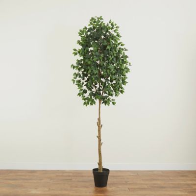 Image showing 5 th Nearly Natural 9 ft. Artificial Ficus Tree