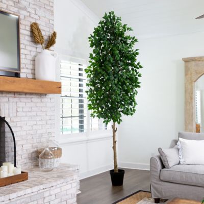 Image showing 6 th Nearly Natural 10 ft. Artificial Ficus Tree