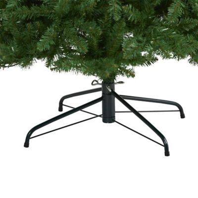 Image showing  9 ft. Slim Green Mountain Pine Artificial Christmas Tree with 1860 Bendable Branches