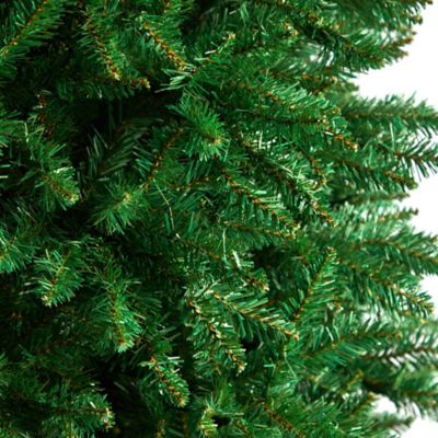 Image showing  12 ft. Slim Green Mountain Pine Artificial Christmas Tree with 3235 Bendable Branches