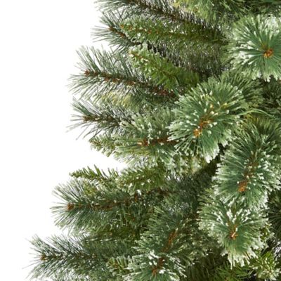 Image showing  5 ft. Wisconsin Slim Snow Tip Pine Artificial Christmas Tree with 298 Bendable Branches
