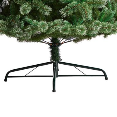 Image showing  10 ft. Wisconsin Slim Snow Tip Pine Artificial Christmas Tree with 1652 Bendable Branches