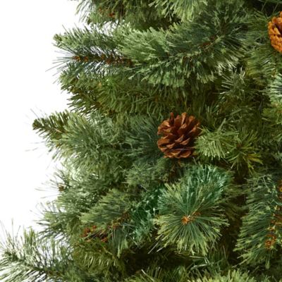 Image showing  7 ft. White Mountain Pine Artificial Christmas Tree with 723 Bendable Branches