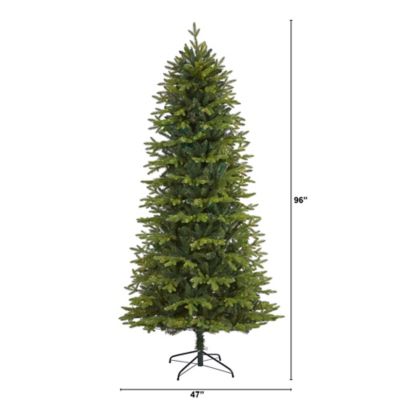 Image showing  8 ft. Belgium Fir Natural-Look Artificial Christmas Tree with 2358 Bendable Branches