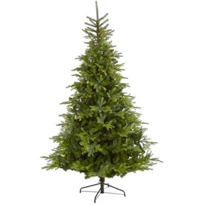 Nearly Natural 8 ft. North Carolina Spruce Artificial Christmas Tree with 1,303 Bendable Branches