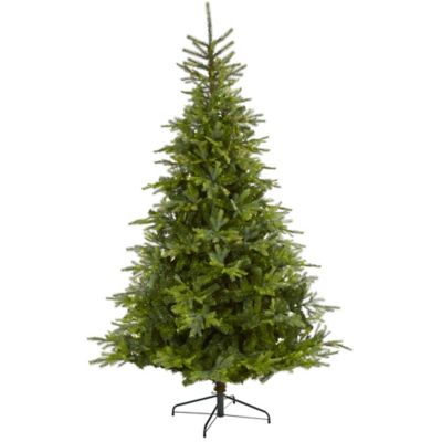 Nearly Natural 8 ft. North Carolina Spruce Artificial Christmas Tree with 1303 Bendable Branches