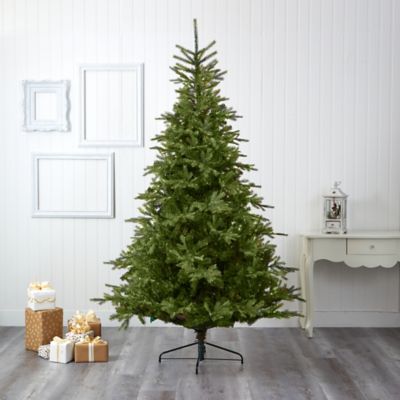 Image showing 5 th Nearly Natural 8 ft. North Carolina Spruce Artificial Christmas Tree with 1,303 Bendable Branches