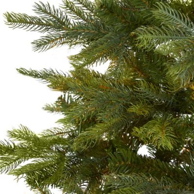 Image showing  7 ft. North Carolina Spruce Artificial Christmas Tree with 931 Bendable Branches