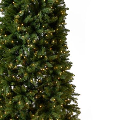 Image showing  13 ft. Prelit Artificial Slim Green Mountain Pine Christmas Tree