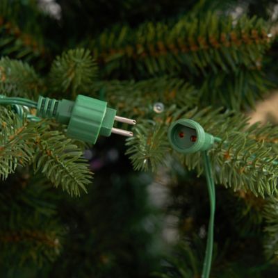 Image showing 5 th Nearly Natural 11 ft. Pre-Lit Belgium Fir Natural-Look Christmas Tree, 1,250 Clear LED Lights & 4,222 Bendable Branches