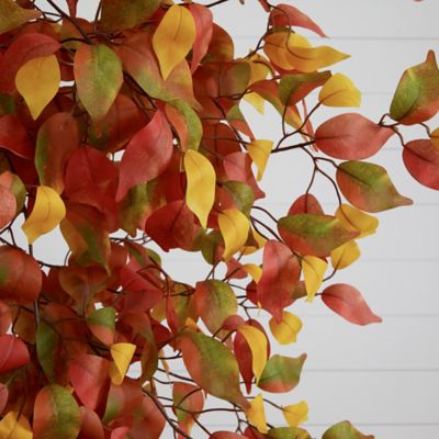 Image showing  7 ft. Autumn Ficus Artificial Fall Tree
