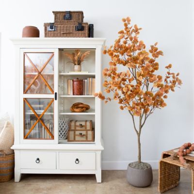 Image showing  7 ft. Artificial Autumn Fall Eucalyptus Tree