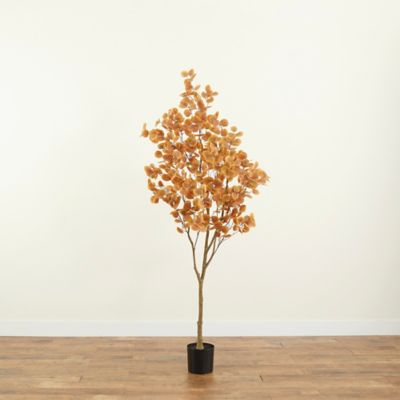 Image showing  7 ft. Artificial Autumn Fall Eucalyptus Tree