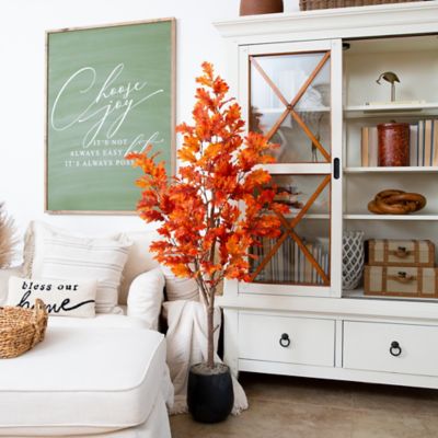Image showing  5 ft. Autumn Oak Artificial Fall Tree