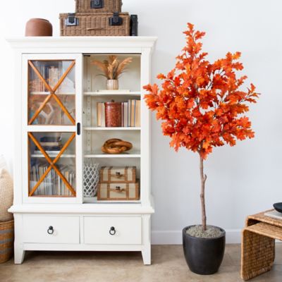 Image showing  6 ft. Autumn Oak Artificial Fall Tree