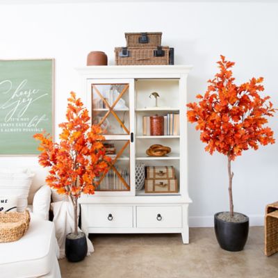 Image showing  6 ft. Autumn Oak Artificial Fall Tree