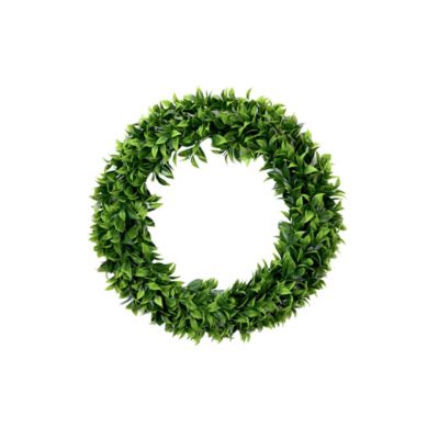 Nearly Natural 20 in. Artificial Bay Leaf Wreath