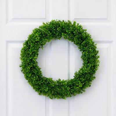 Image showing  20 in. Artificial Boxwood Wreath